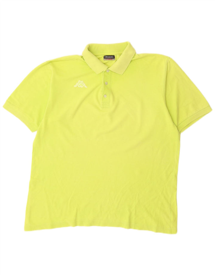 Cămașă polo pentru bărbați Kappa XL bumbac verde