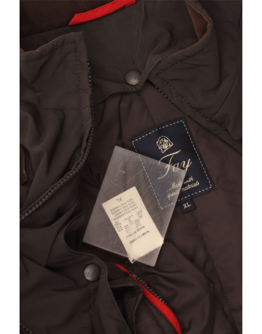 Jachetă de vânt pentru bărbați Fay UK 42 XL poliamidă gri