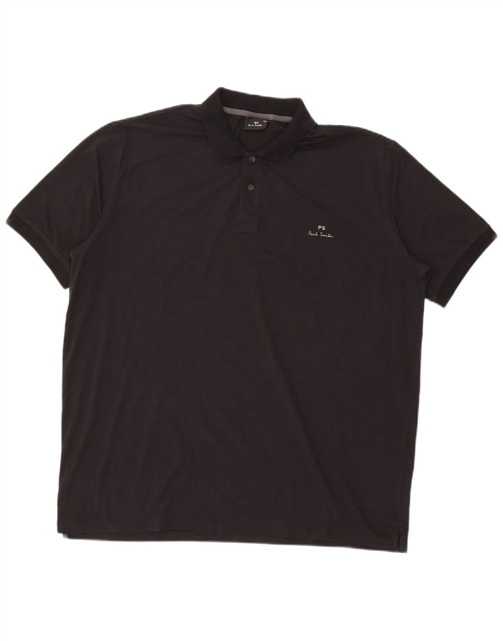 Cămașă polo Paul Smith pentru bărbați 2XL bumbac negru