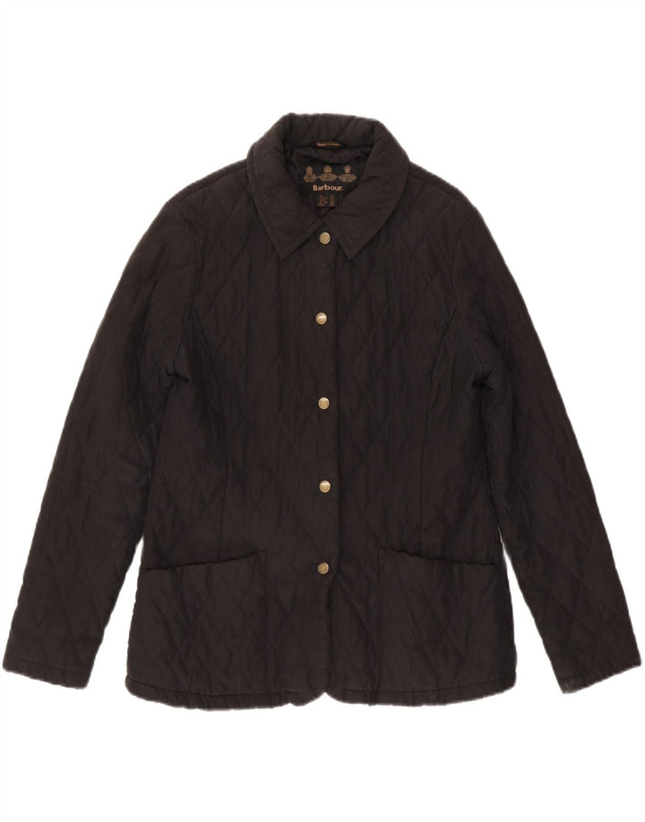 Jachetă matlasată pentru femei BARBOUR UK 14 Large Black