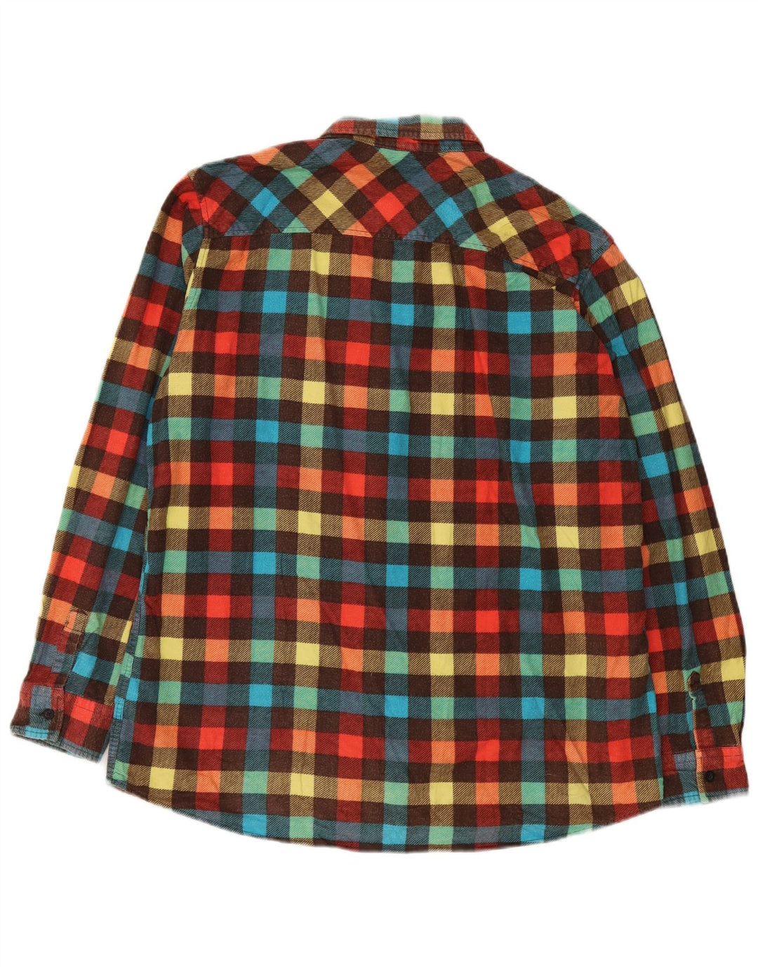 Cămașă de flanel pentru bărbați Quiksilver XL, bumbac vichy multicolor