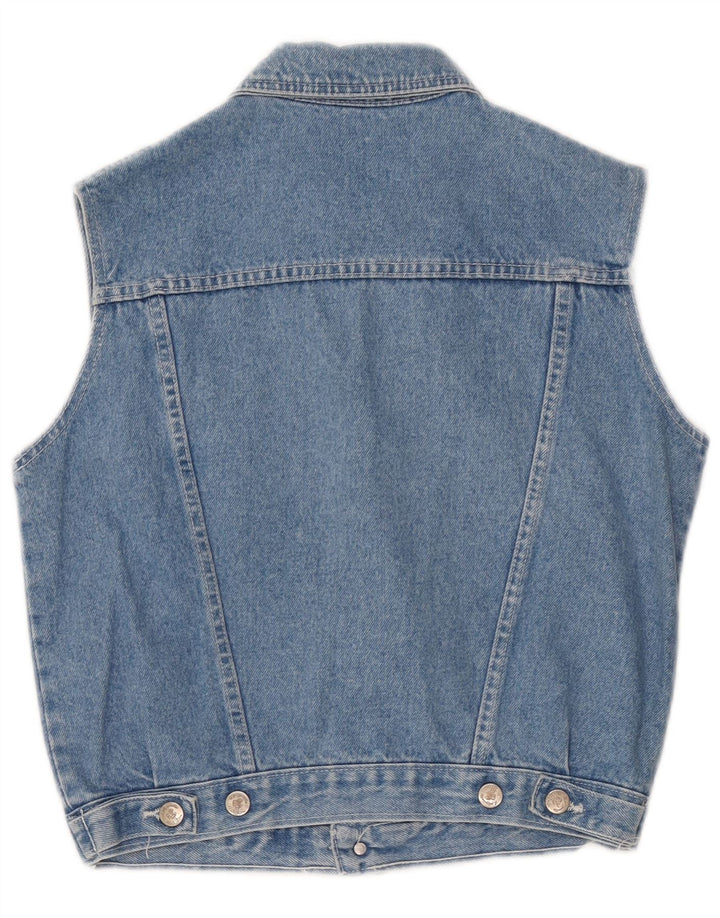Gilet Băieți Vintage Denim 10-11 Ani Bumbac Albastru