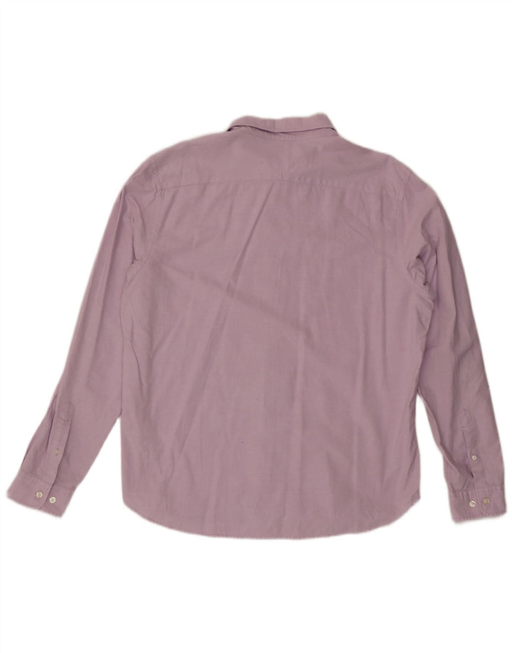 Cămașă croită pentru bărbați Paul Smith, bumbac violet 2XL