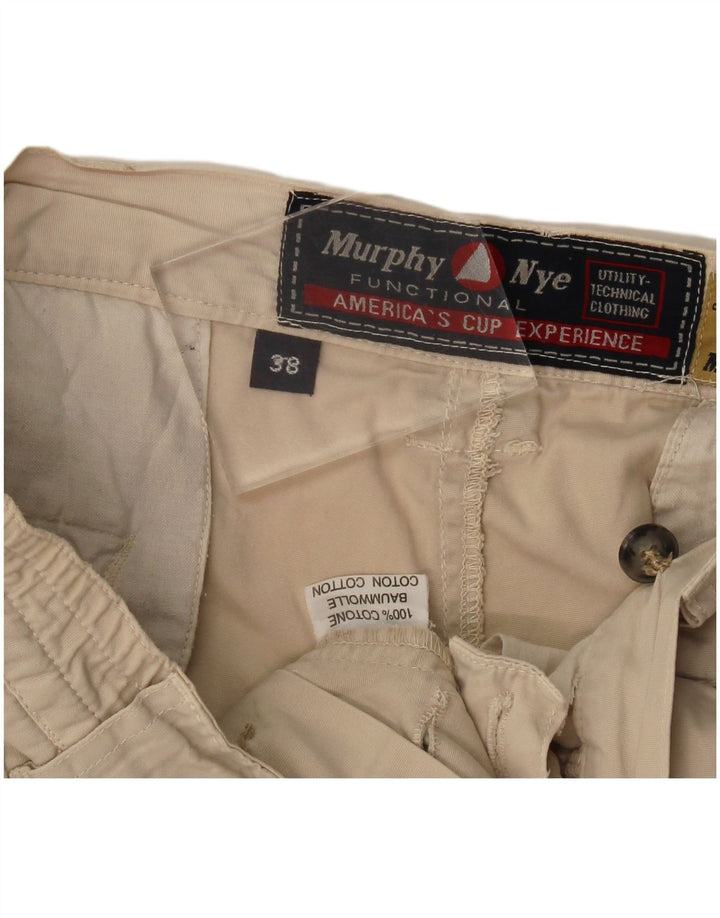 Murphy & Nye Pantaloni scurti cargo pentru bărbați W38 XL bumbac bej