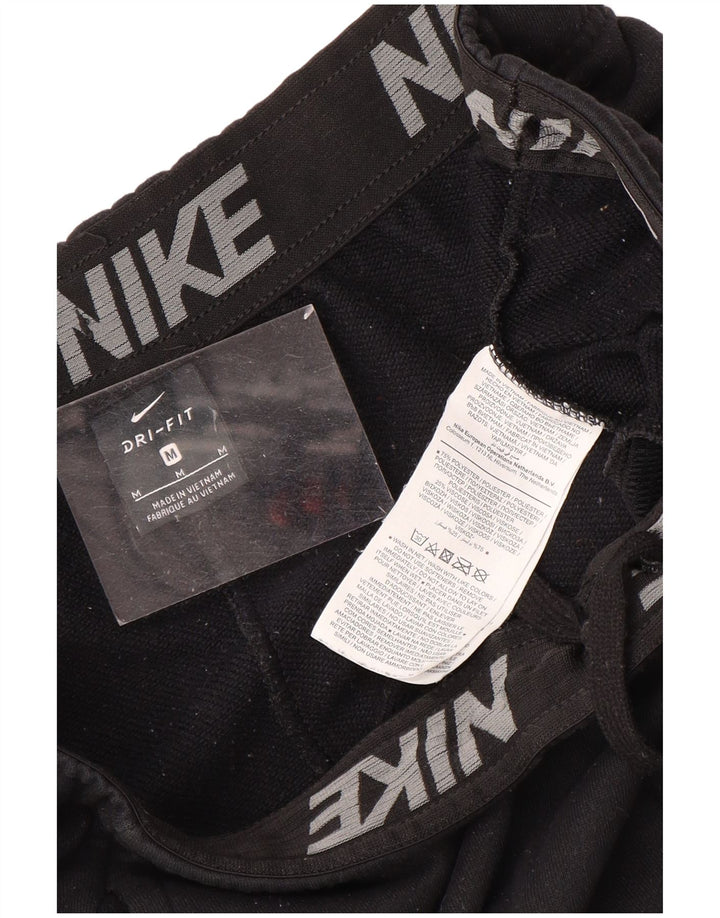 Pantaloni de trening Nike pentru bărbați Dri Fit Pantaloni de jogging, poliester mediu negru