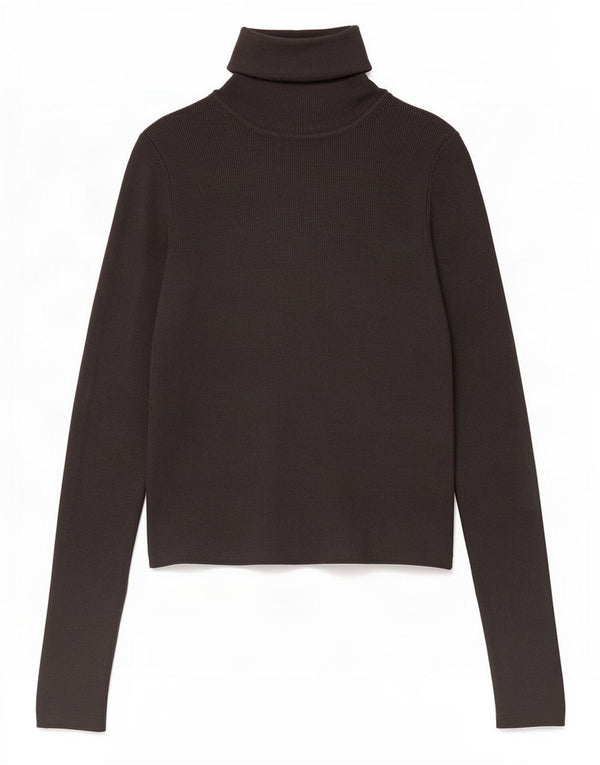 Pulover de damă Zara, cu gât rulat, pulover UK 12, viscoză, gri mediu