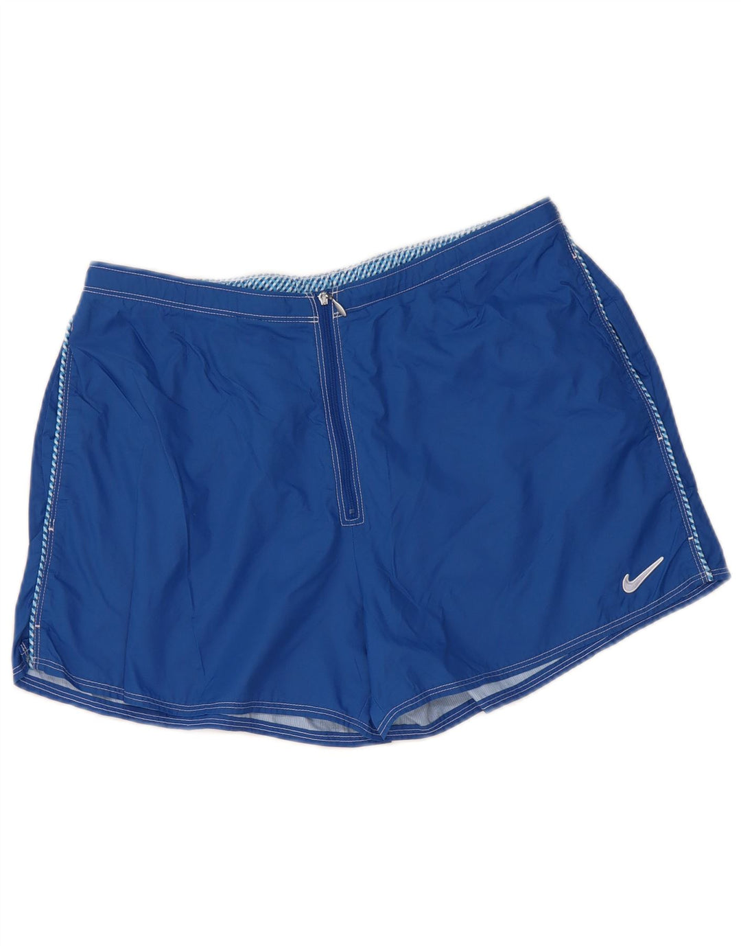 Pantaloni scurti sport Nike pentru femei US 8/10, nailon mediu albastru