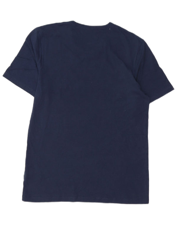 Tricou pentru bărbați HUGO BOSS Top mare din bumbac bleumarin