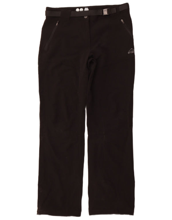 Pantaloni casual drepti pentru femei MCKINLEY UK 14 Large W32 L31 Negru