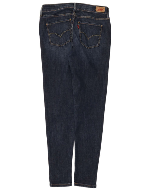 Jeans skinny Levi's pentru femei cu jambiere US 6 Medium W28 L29 Bumbac albastru