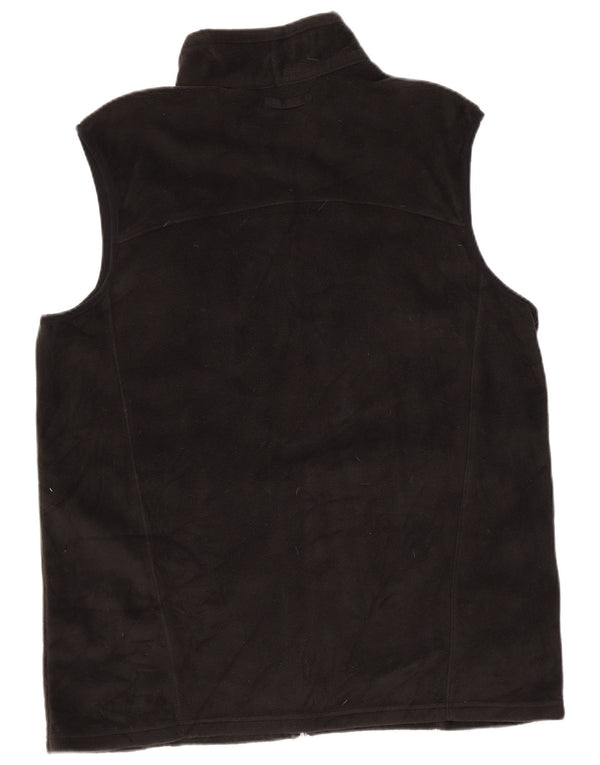 Gilet din lână pentru bărbați Eddie Bauer UK 40 Poliester negru mare