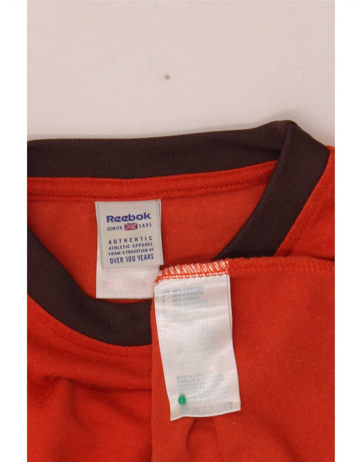 Tricou Reebok pentru bărbați Top mare bumbac portocaliu