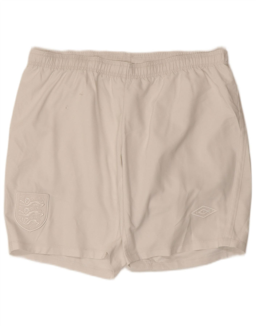 UMBRO Pantaloni scurți sport Anglia pentru bărbați, mari, alb, din poliester