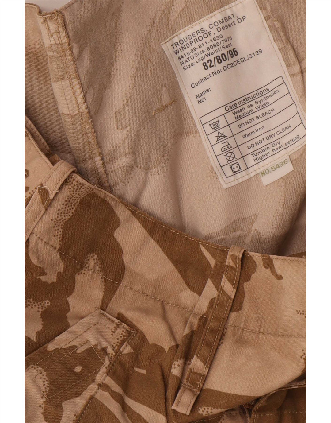 Pantaloni cargo drepți vintage pentru bărbați W32 L31 maro