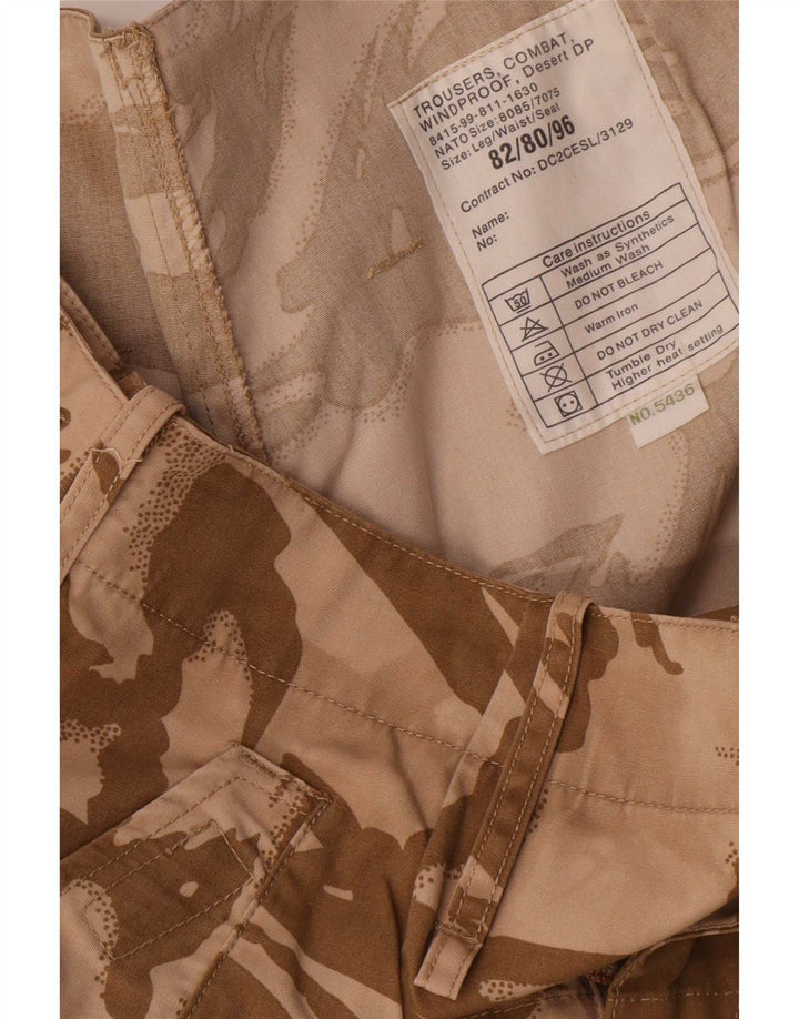 Pantaloni cargo drepți vintage pentru bărbați W32 L31 maro