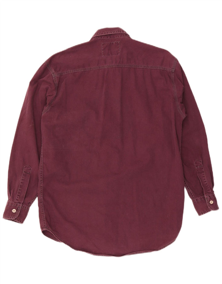 Cămașă de blugi pentru bărbați Levi's, bumbac burgundy mic