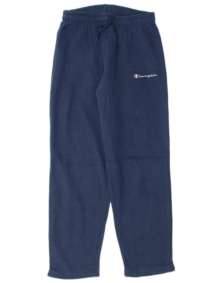 Pantaloni de trening Champion pentru bărbați, bumbac, albastru bleumarin mediu