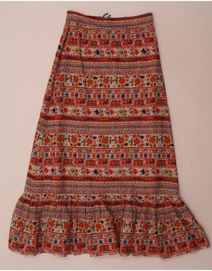 Fusta Maxi Vintage Femei W28 Medium Multicolor Floral