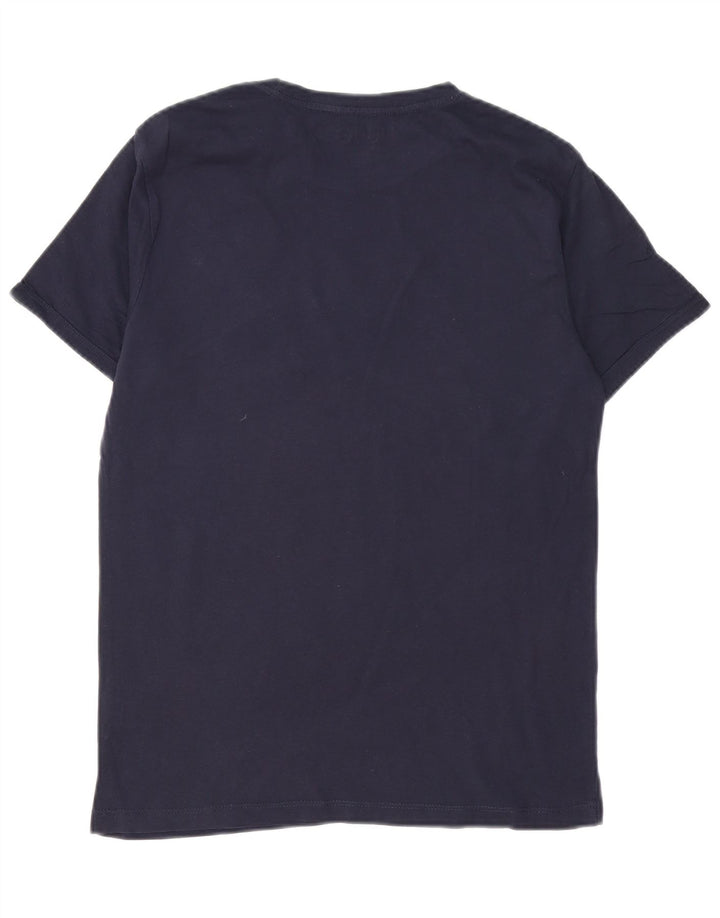 Tricou grafic pentru bărbați Liu Jo Top mediu din bumbac bleumarin