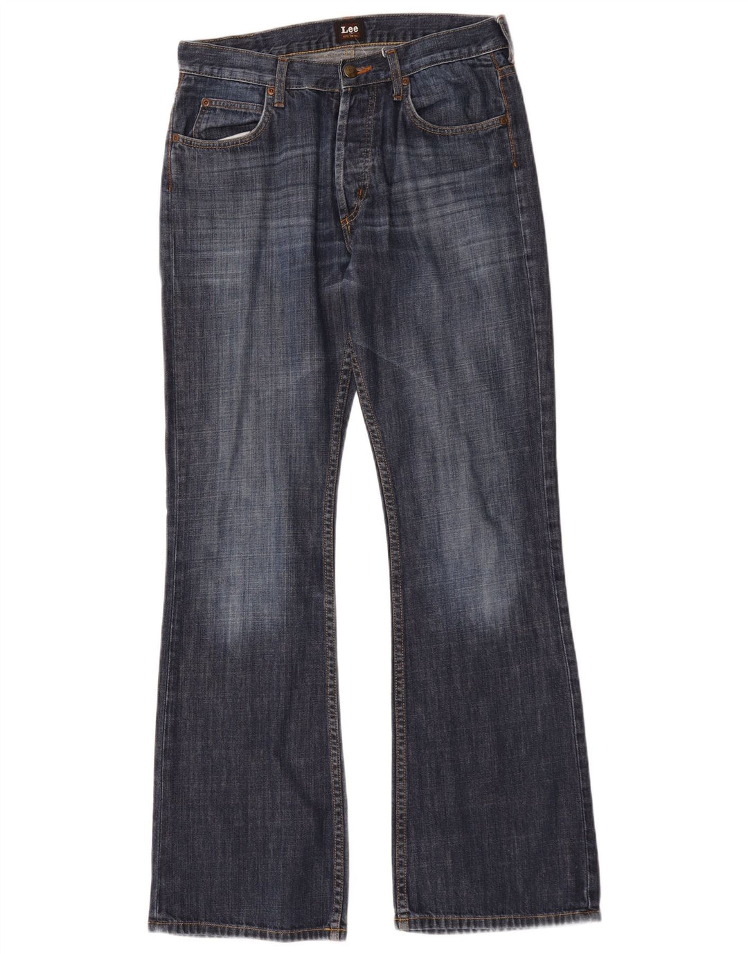 Blugi pentru bărbați Lee Denver Bootcut W32 L34 Bumbac bleumarin