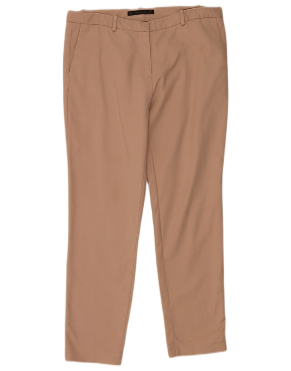 Pantaloni chino slim pentru femei Zara EU 40 Medium L30 L28 Roz Bumbac