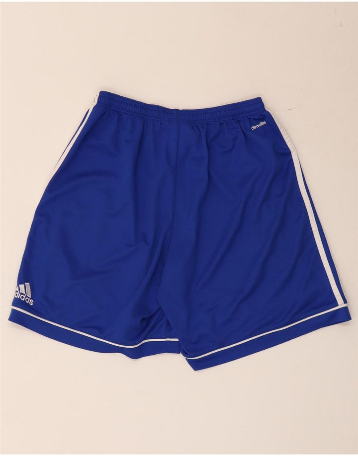 Pantaloni scurți sport pentru bărbați Adidas Climalite, mari, albastru, poliester