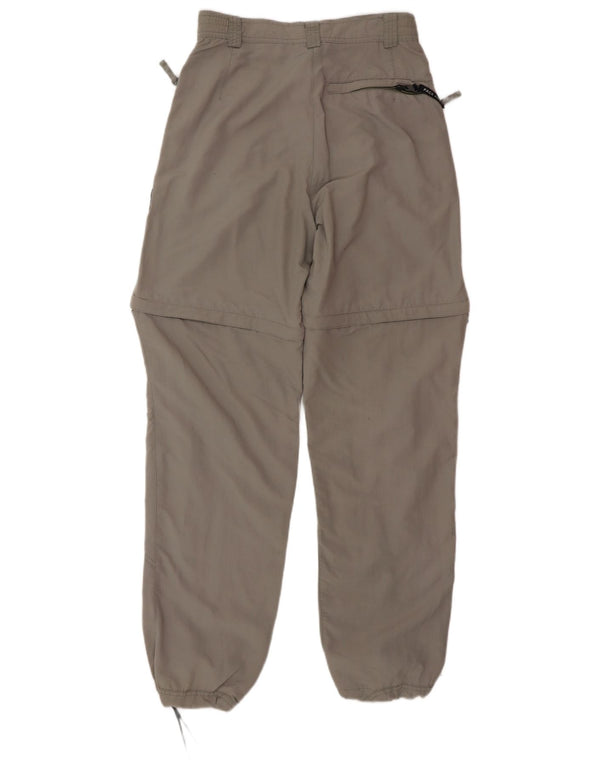 SCHOFFEL Pantaloni casual conici pentru femei UK 12 Medium W28 L32 Gri