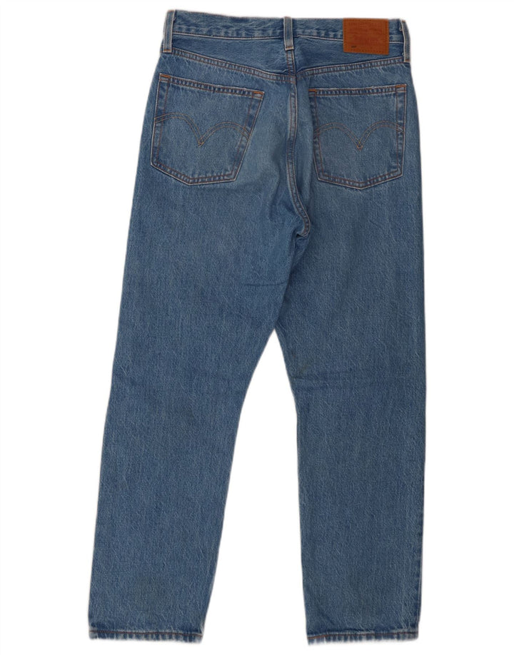 Blugi drepti distressed 501 Levi's pentru femei L27 L26 Bumbac albastru