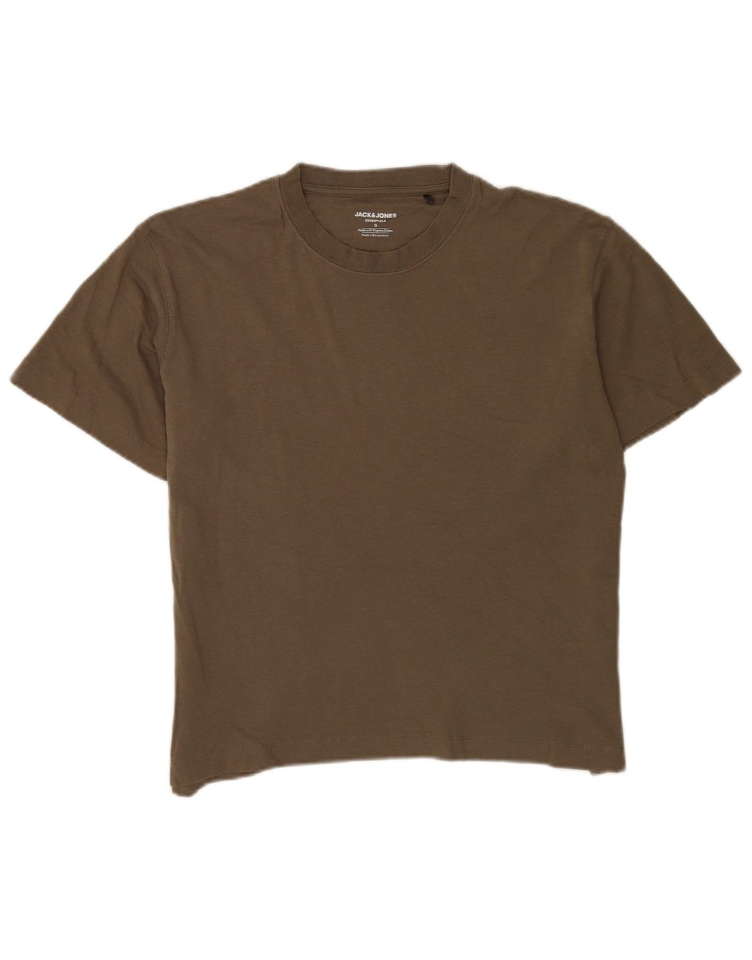 Jack & Jones Tricou Bărbați Top Mic Kaki Bumbac
