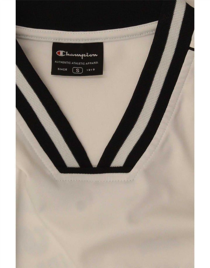 Tricou grafic Champion pentru bărbați Top mic alb