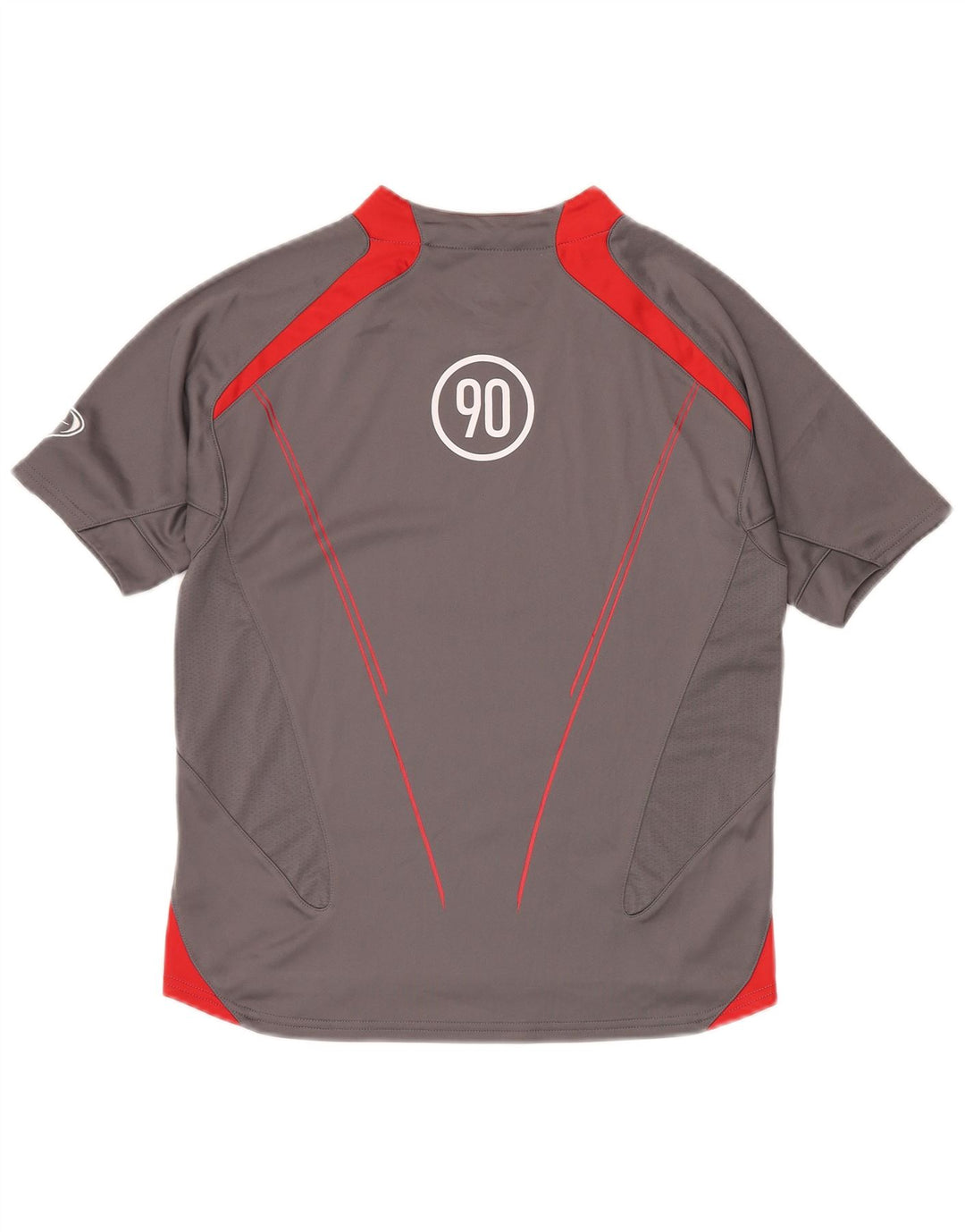 Tricou grafic NIKE Dri Fit pentru băieți Top 12-13 ani, mare, gri Colorblock