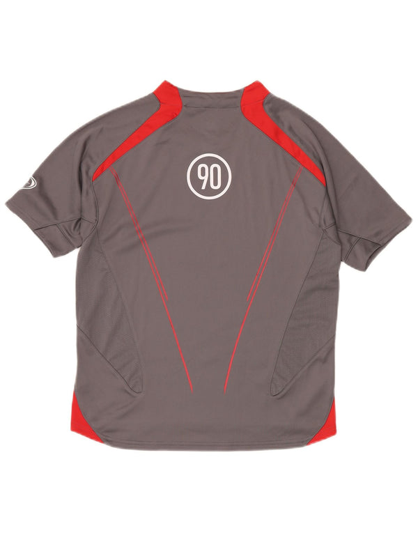 Tricou grafic NIKE Dri Fit pentru băieți Top 12-13 ani, mare, gri Colorblock