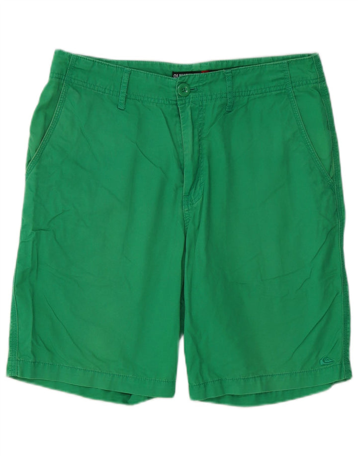 Pantaloni scurți chino pentru bărbați Quiksilver W32 bumbac verde mediu