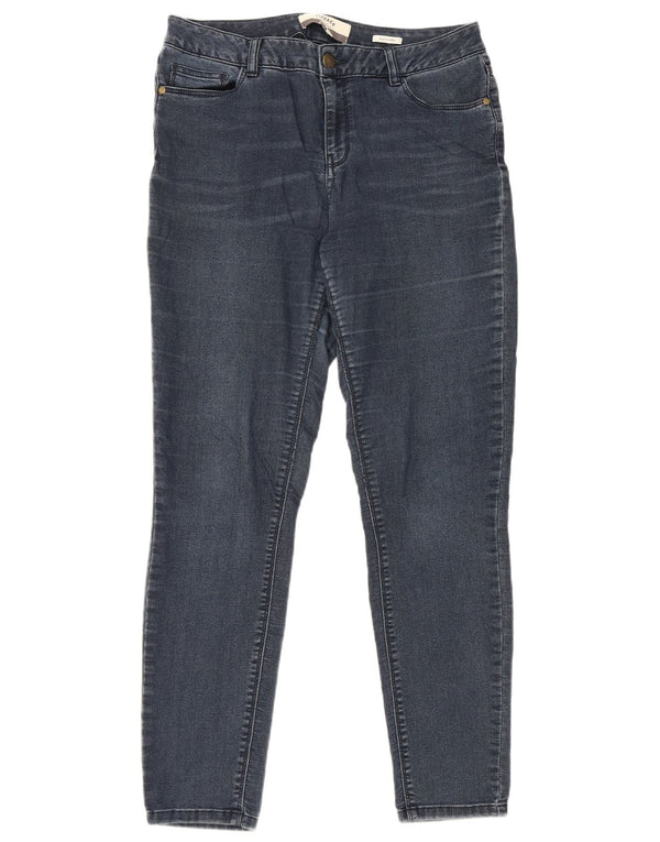 Fat Face blugi jegging pentru femei UK 12 Medium W32 L29 Bumbac bleumarin