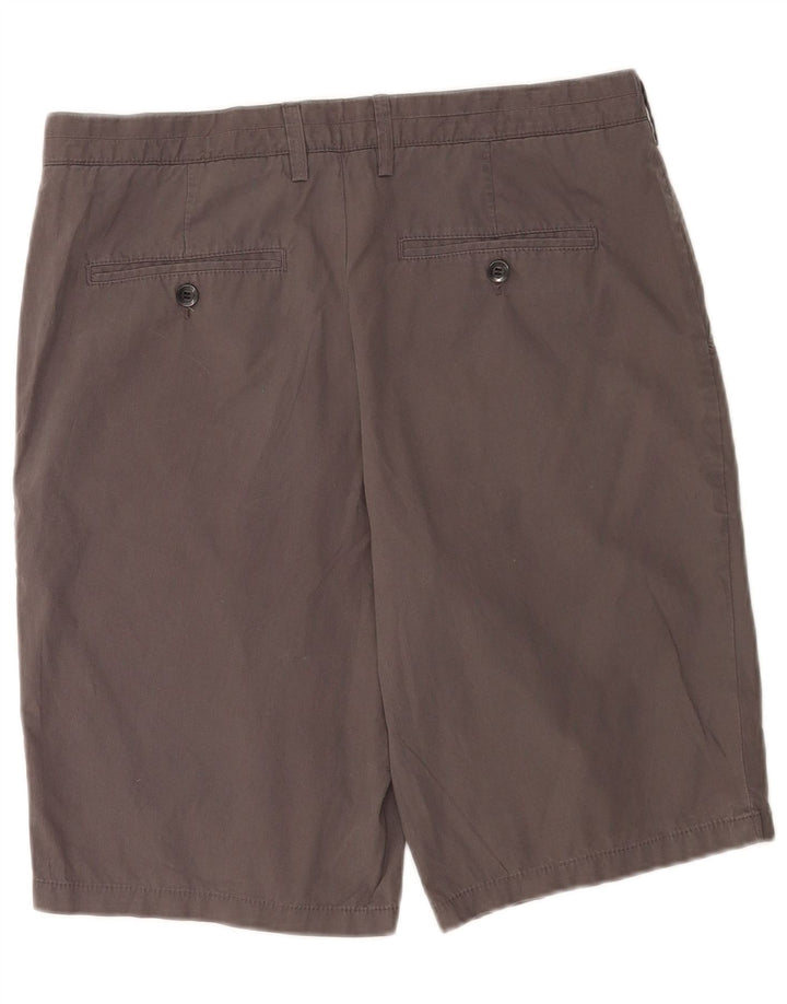 Pantaloni scurți chino pentru bărbați Marks & Spencer W34, bumbac gri mare