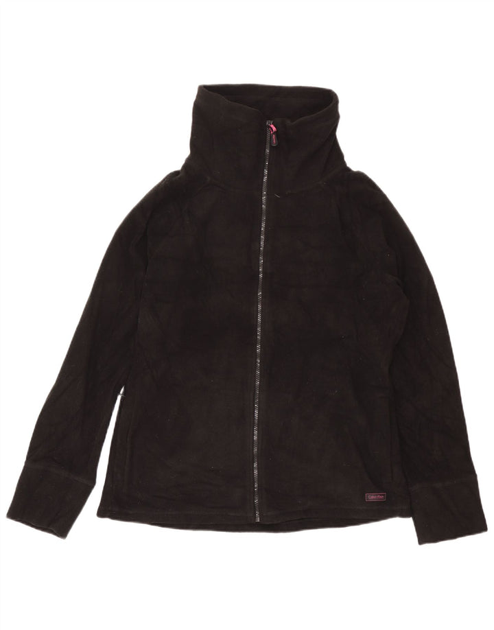Jachetă din lână Calvin Klein pentru femei, UK 16, mare, negru, poliester