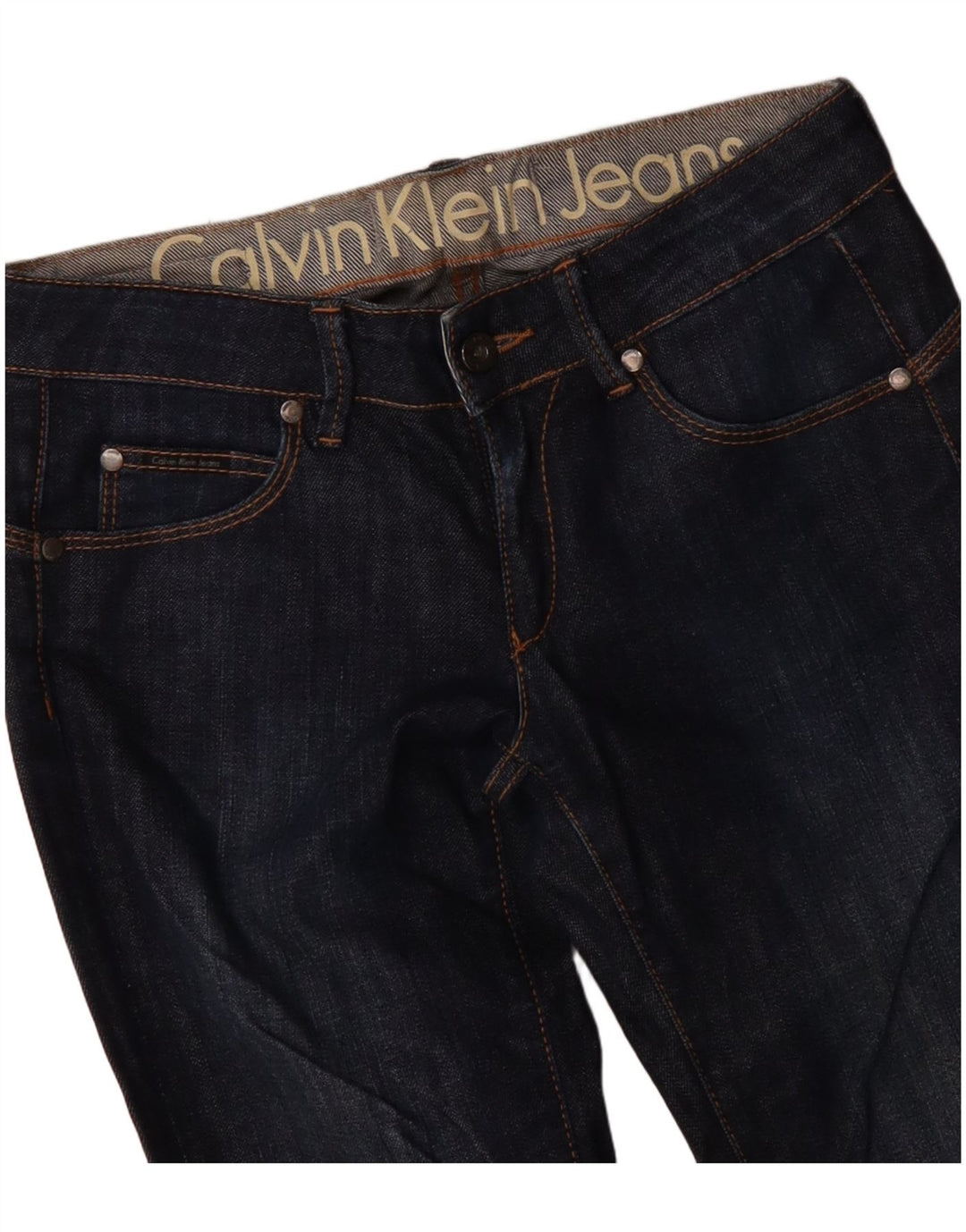 Blugi slim pentru femei Calvin Klein W30 L33 bleumarin