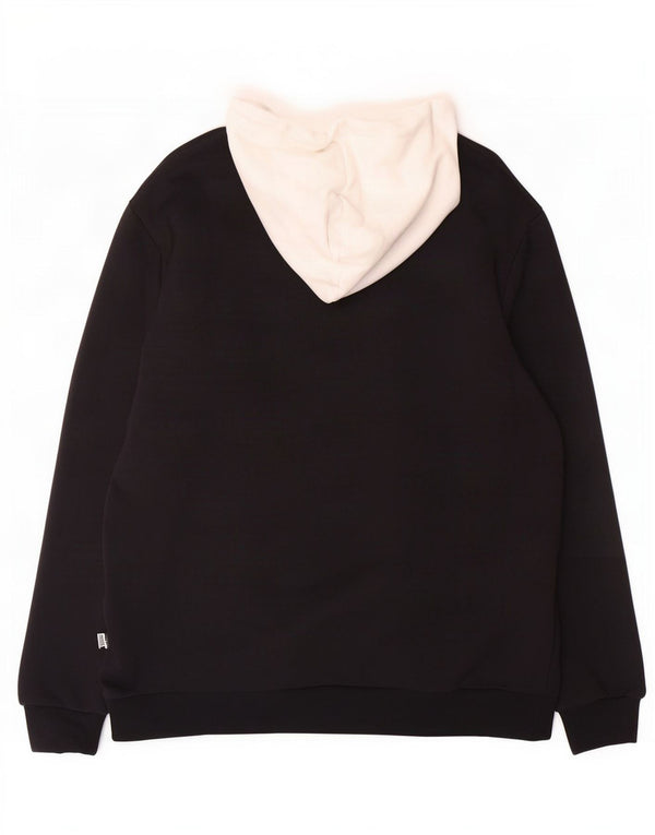 Pulover Puma pentru bărbați, cu capota, XL, negru, bumbac color bloc