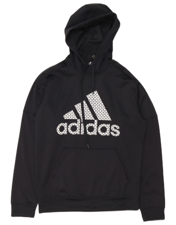 Pulover ADIDAS Climawarm Graphic pentru bărbați, poliester mediu negru