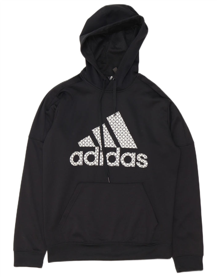 Pulover ADIDAS Climawarm Graphic pentru bărbați, poliester mediu negru
