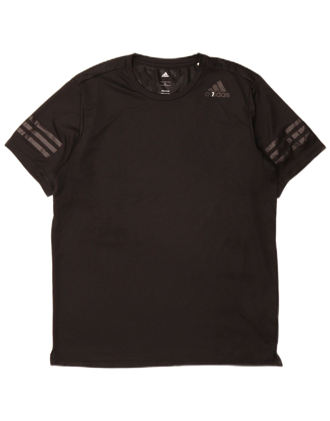 Tricou Adidas Climacool pentru bărbați Top mare poliester negru