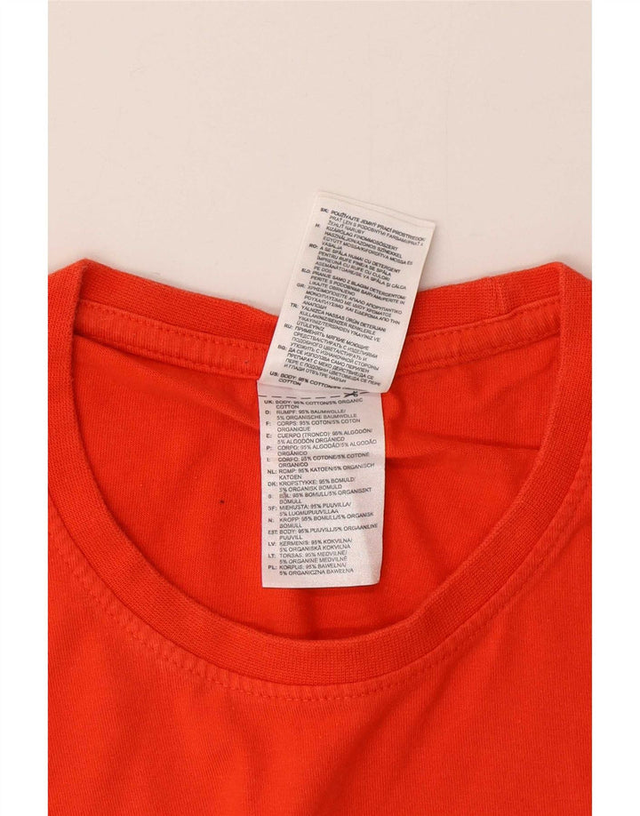 Tricou grafic pentru bărbați Adidas Top, bumbac roșu mediu