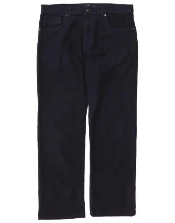 BLUE HARBOR Pantaloni casual drepti pentru bărbați L34 L29 Bumbac bleumarin