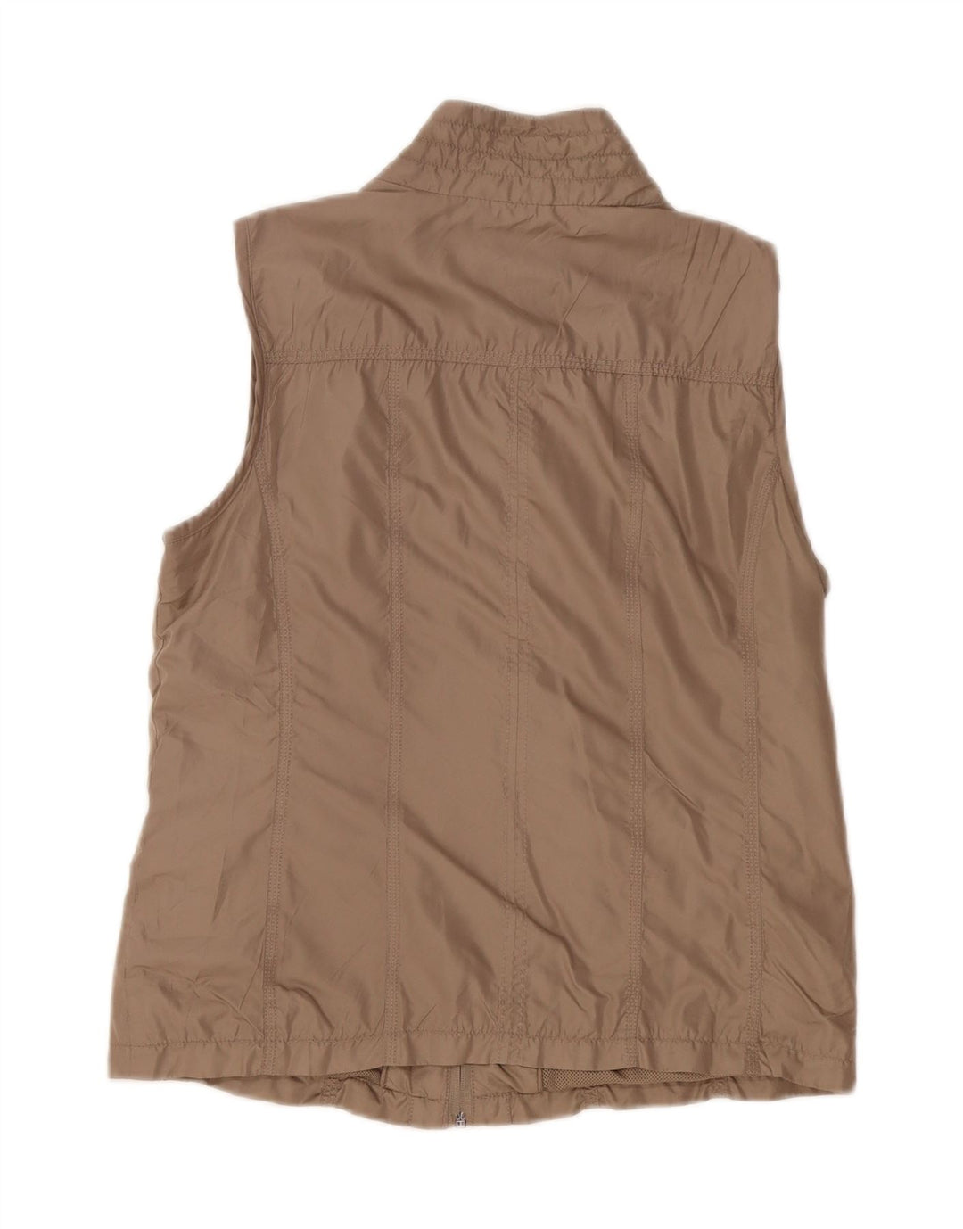 LAURA TORELLI Womens Classic Gilet EU 40 Medium Beige