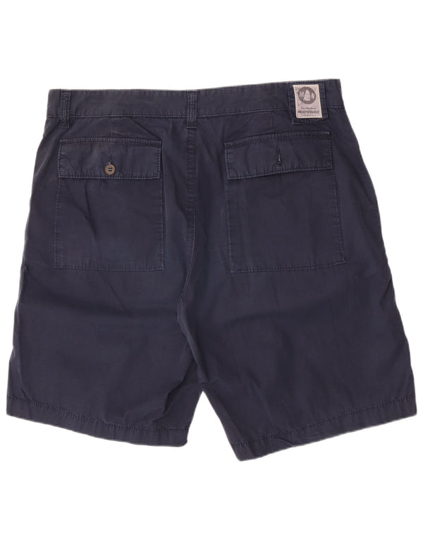 Murphy & Nye Mens Regular Cargo Shorts Large W36 Bleumarin Bumbac
