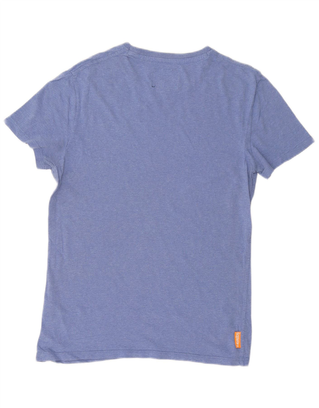 SUPERDRY Mens T-Shirt Top Medium Blue Cotton