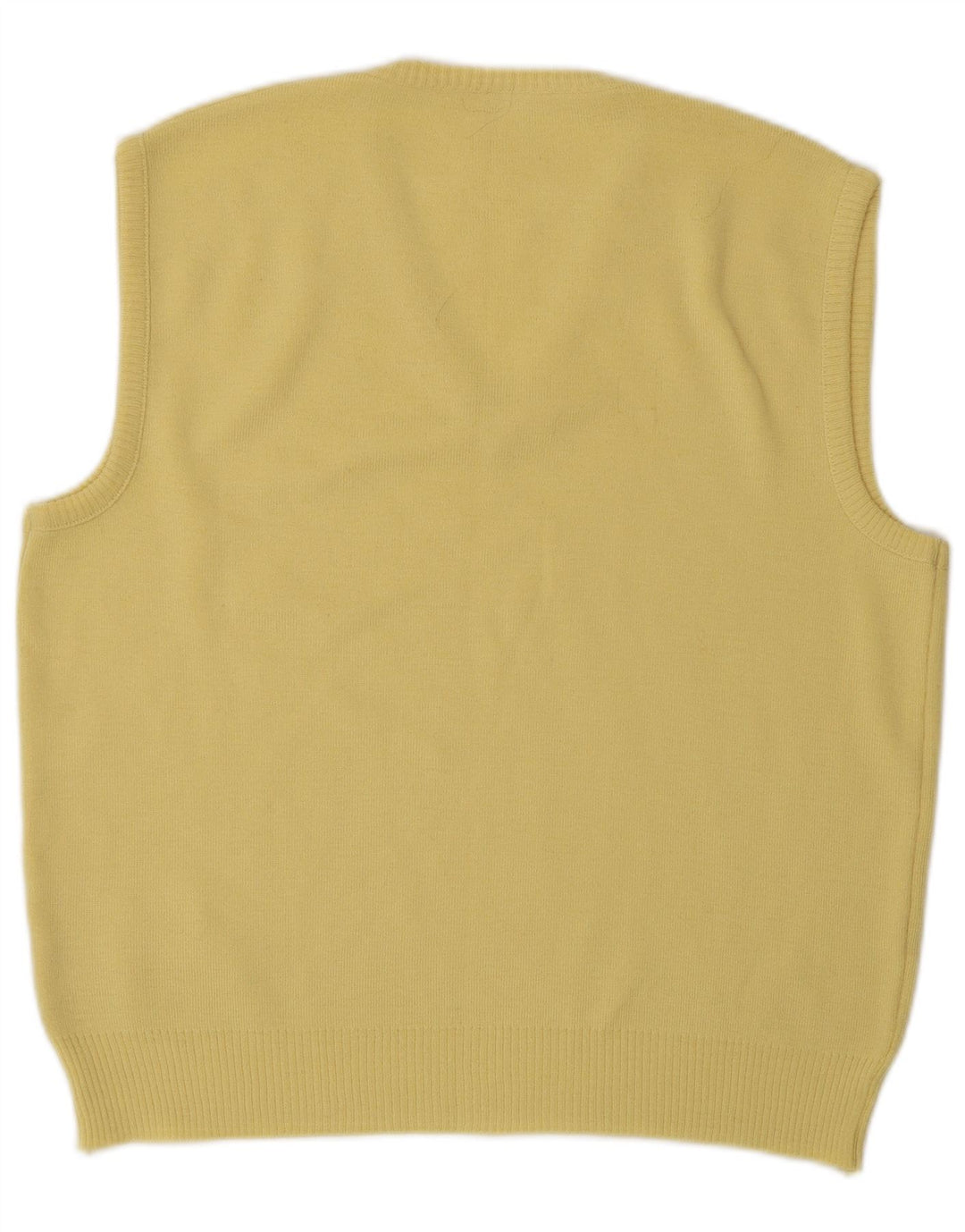 Vestă Vintage pentru bărbați Tank Top Galben mediu