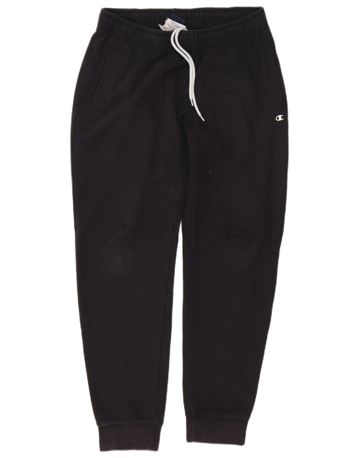 Pantaloni de trening pentru bărbați Champion Pantaloni de jogging Bumbac mediu negru