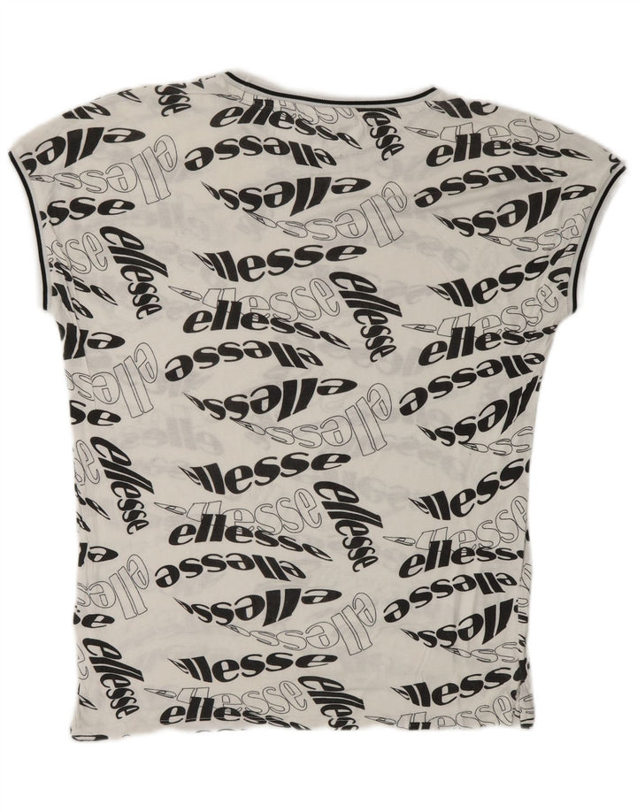 Tricou grafic ELLESSE pentru bărbați Top mic alb
