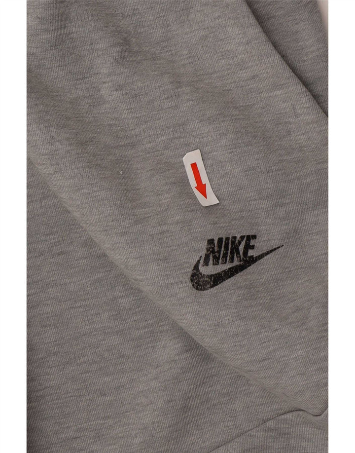 Pantaloni de trening pentru bărbați Nike Pantaloni de jogging, gri mediu, bumbac color bloc